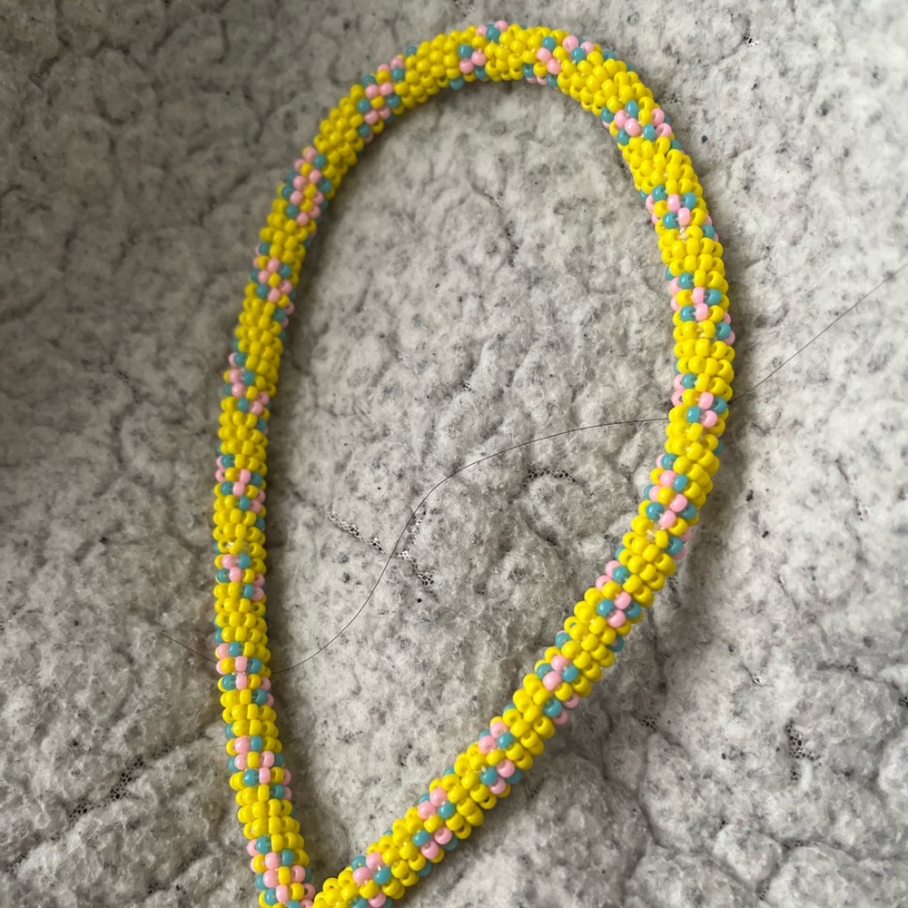 Colorful Beaded Keychain